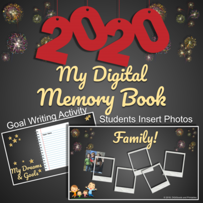 New Year’s 2020 Digital Memory Book For Students