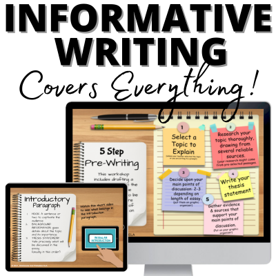 Teaching Informative Writing? Teach A Framework, NOT A Formula!