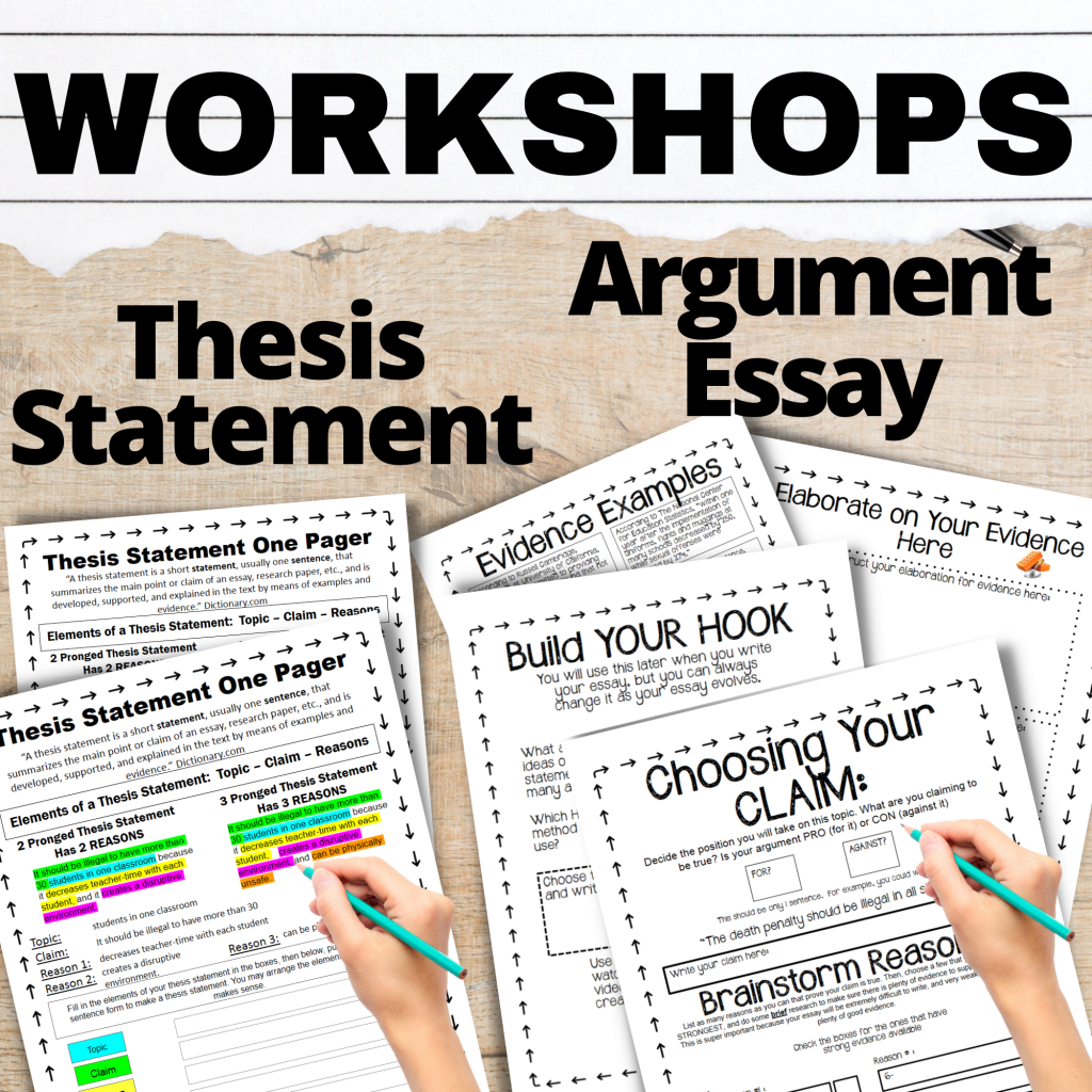 teaching argumentative essay